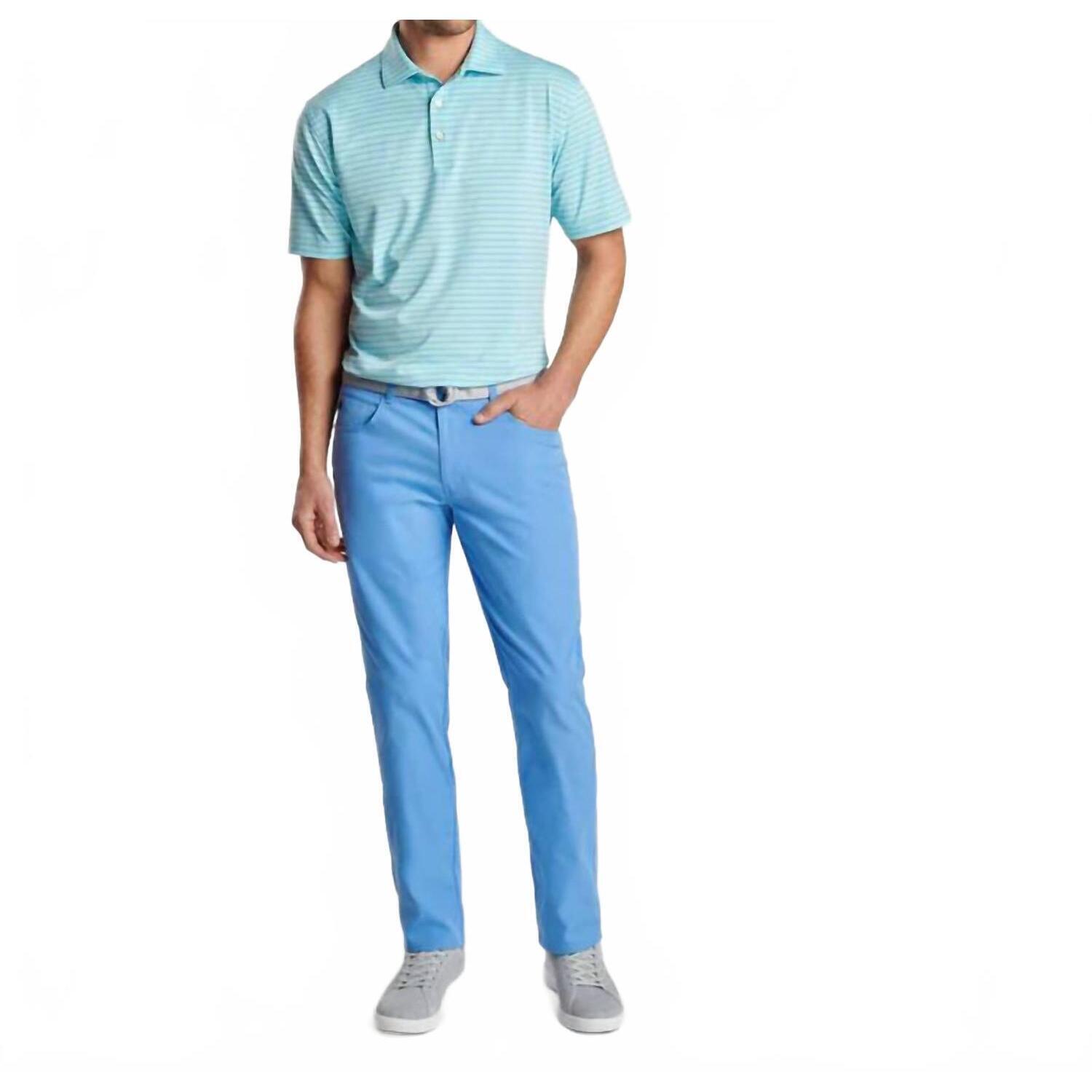 New Peter Millar Crown Sport Performance Five-Pocket Pants In Bonnet